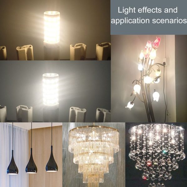 1156 / BA15S 63 LEDs SMD 4014 Dimmable No Flicker LED Light, AC / DC 12-24V (Warm White) - Image 4