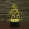 Amusement Park Style 3D Touch Switch Control LED Light, 7 Color Discoloration Creative Visual Stereo Lamp Desk Lamp Night Light - Image 10
