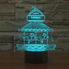 Amusement Park Style 3D Touch Switch Control LED Light, 7 Color Discoloration Creative Visual Stereo Lamp Desk Lamp Night Light - Image 11
