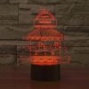 Amusement Park Style 3D Touch Switch Control LED Light, 7 Color Discoloration Creative Visual Stereo Lamp Desk Lamp Night Light - Image 7