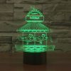 Amusement Park Style 3D Touch Switch Control LED Light, 7 Color Discoloration Creative Visual Stereo Lamp Desk Lamp Night Light - Image 8
