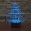 Amusement Park Style 3D Touch Switch Control LED Light, 7 Color Discoloration Creative Visual Stereo Lamp Desk Lamp Night Light - Image 9