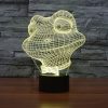 Frog Style 3D Touch Switch Control LED Light, 7 Color Discoloration Creative Visual Stereo Lamp Desk Lamp Night Light - Image 10