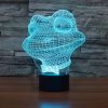 Frog Style 3D Touch Switch Control LED Light, 7 Color Discoloration Creative Visual Stereo Lamp Desk Lamp Night Light - Image 11