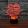 Frog Style 3D Touch Switch Control LED Light, 7 Color Discoloration Creative Visual Stereo Lamp Desk Lamp Night Light - Image 7