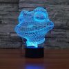 Frog Style 3D Touch Switch Control LED Light, 7 Color Discoloration Creative Visual Stereo Lamp Desk Lamp Night Light - Image 9