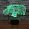 Rhino Style 3D Touch Switch Control LED Light, 7 Color Discoloration Creative Visual Stereo Lamp Desk Lamp Night Light - Image 8