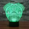 Dog Shape 3D Touch Switch Control LED Light, 7 Color Discoloration Creative Visual Stereo Lamp Desk Lamp Night Light - Image 11