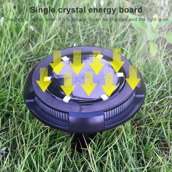 10 LEDs Solar Outdoor Garden Waterproof Buried Light - Image 6