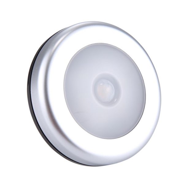 PIR Human Body Motion Sensor + Light Control White Light LED Night Light, 6 LEDs Mini Lamp for Closet / Cabinet / Stairways / Bedroom, Sensor Distance: 5m, DC 5V - Image 3