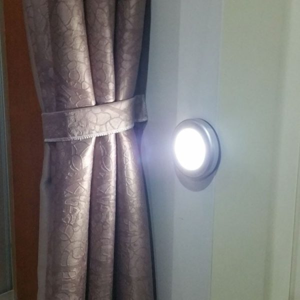 PIR Human Body Motion Sensor + Light Control White Light LED Night Light, 6 LEDs Mini Lamp for Closet / Cabinet / Stairways / Bedroom, Sensor Distance: 5m, DC 5V - Image 7