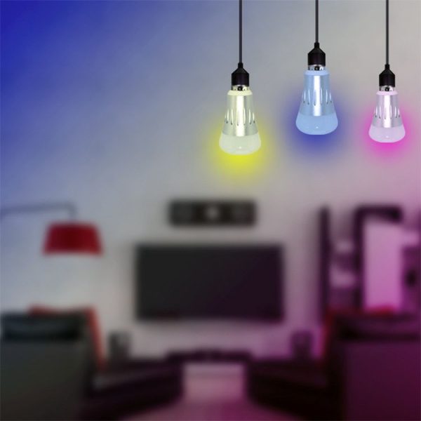 E27 7W White Light+RGB Smart LED Light Bulb, WiFi 2.4GHz Works with Alexa & Google Home, FCC / CE / RoHS Certificated, AC 85-265V - Image 7