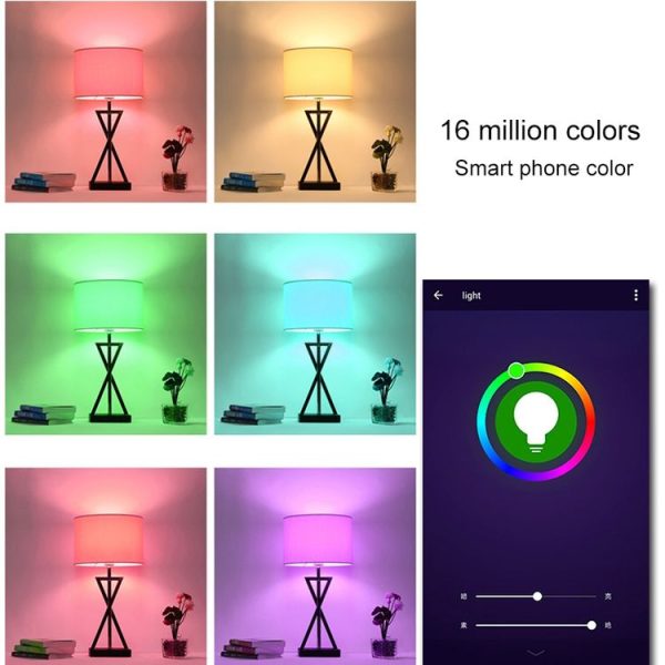 E27 7W White Light+RGB Smart LED Light Bulb, WiFi 2.4GHz Works with Alexa & Google Home, FCC / CE / RoHS Certificated, AC 85-265V - Image 9