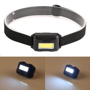 10W COB Headlamp LED Headband Light (Black)