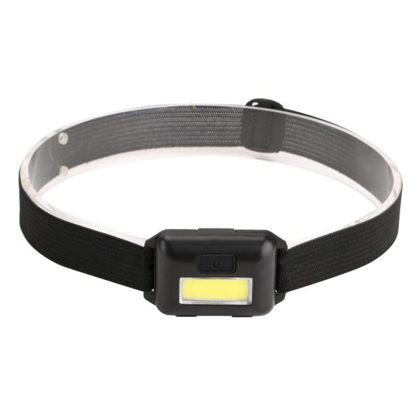 10W COB Headlamp LED Headband Light (Black) - Image 2