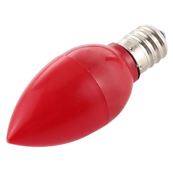 E12 2W 2835 SMD 90 LM LED Red Light Bulb Energy Saving Light, AC 220V - Image 2