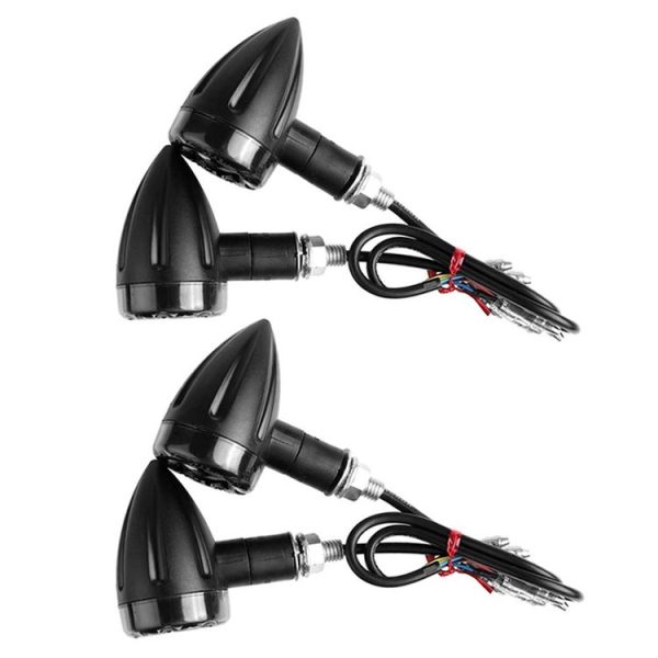 4 PCS DC 12V Motorcycle 13-LED Tail Turn Signal Lamp Indicators Blinker Light, (Yellow + Red Light) - Image 7