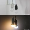 E27 Wire Cap Lamp Holder Chandelier Power Socket with 1.5m Extension Cable, EU Plug (White) - Image 4