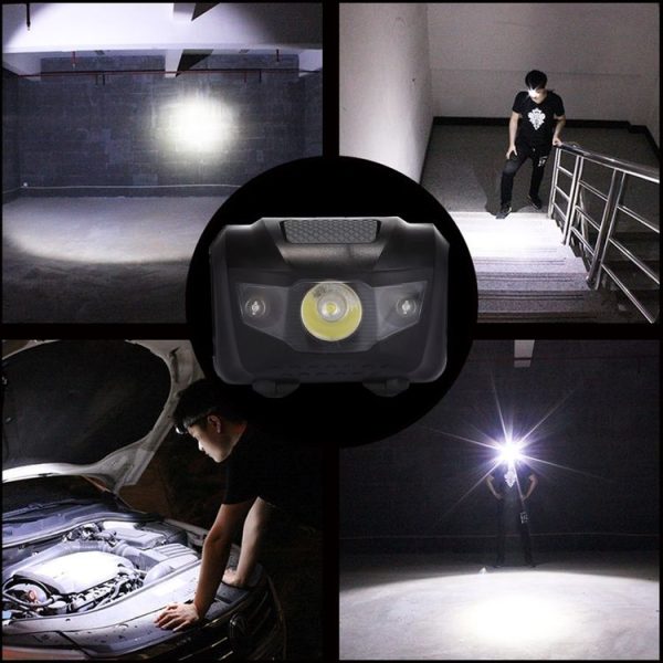 3W Water Resistant White Light LED HeadLamp, 120LM Outdoor Mini Light for Running / Fishing / Climbing - Image 6