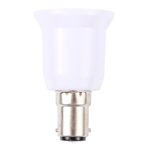 B15 to E27 Light Bulbs Adapter Converter (White) - Image 4