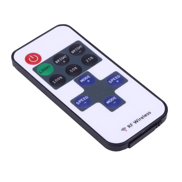 Mini Single Color LED Controller with 11 Keys RF Remote Control, DC 5-24V (White) - Image 2