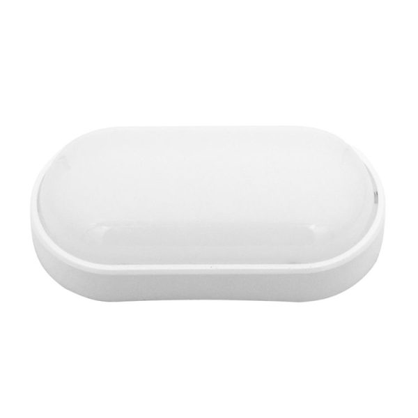 Oval 16W 85-265V 1800LM LED Moisture-proof Lamp LED Wall Light (White) - Image 2