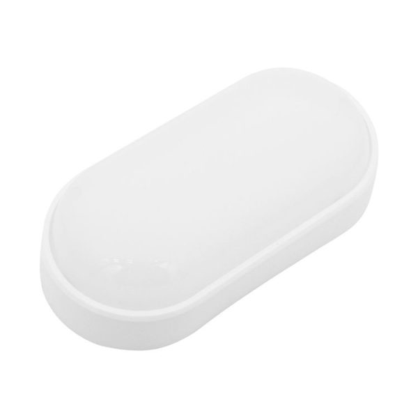 Oval 16W 85-265V 1800LM LED Moisture-proof Lamp LED Wall Light (White) - Image 4