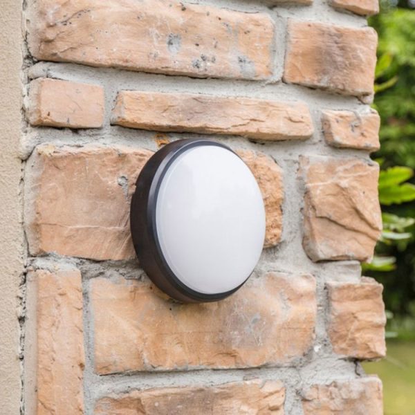 Round 16W 85-265V 1800LM LED Moisture-proof Lamp LED Wall Light (White) - Image 11