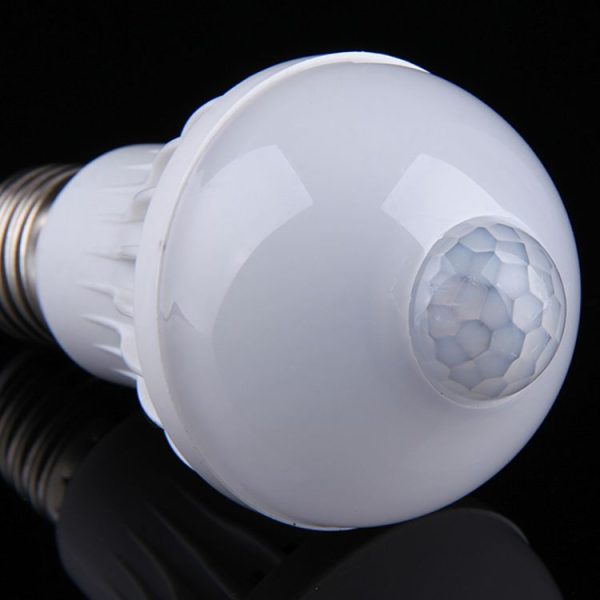 E27 5WInfrared Motion Sensor LED Light Bulb, Sensor Distance: 4-6m, AC 85-265V - Image 5