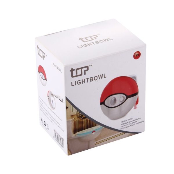Pikachu Elf Ball Style Motion Activated Sensor Night Light, Detector for Home Toilet Bathroom Seat, Multi-mode 7 Color Light (Grey) - Image 5