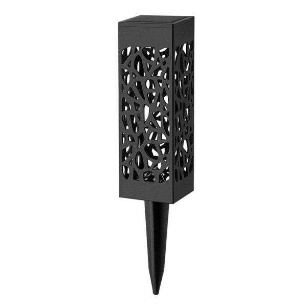 Outdoor Hollowing Out Solar Energy Garden Lawn Lamp (Warm White) - Image 2
