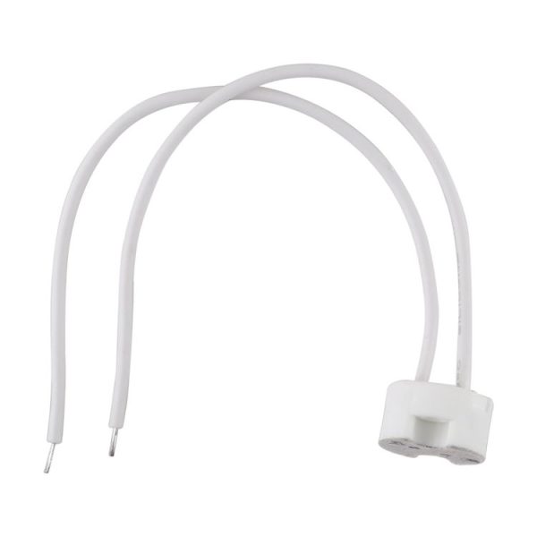 10 PCS MR16 / G4 / M11 / G5.3 / GY6.35 Universal Ceramic Halogen Lamp Light Bulb Socket Holder Base, Cable Length: 15cm - Image 2