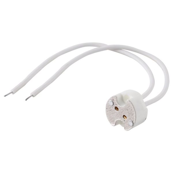 10 PCS MR16 / G4 / M11 / G5.3 / GY6.35 Universal Ceramic Halogen Lamp Light Bulb Socket Holder Base, Cable Length: 15cm - Image 3