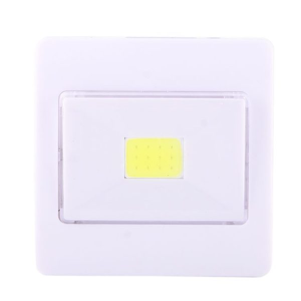 Mini White Light COB LED Wall Light, Switch Night Light Lamp - Image 2