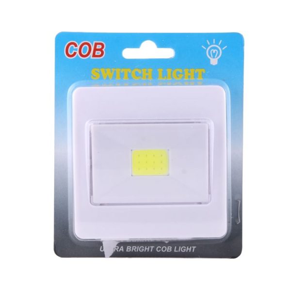 Mini White Light COB LED Wall Light, Switch Night Light Lamp - Image 6