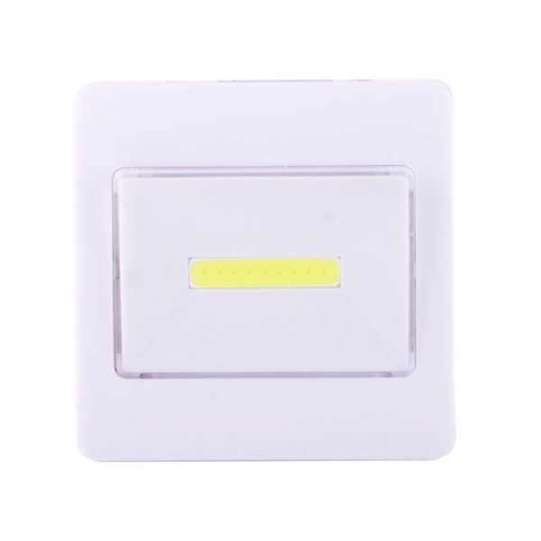 Mini White Light COB LED Wall Light, Switch Night Light Lamp - Image 2