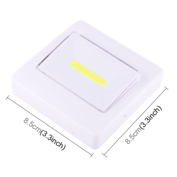 Mini White Light COB LED Wall Light, Switch Night Light Lamp - Image 4