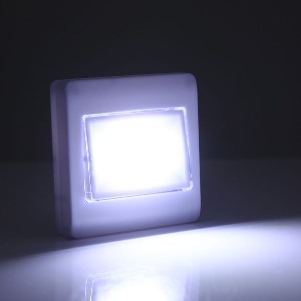 Mini White Light COB LED Wall Light, Switch Night Light Lamp - Image 7