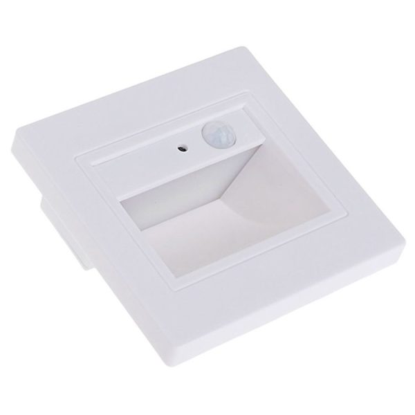 YK2306 Warm White Light Motion Sensor COB LED Wall Light for Stairs Step Corner, AC 85-265V - Image 2
