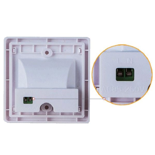 YK2306 Warm White Light Motion Sensor COB LED Wall Light for Stairs Step Corner, AC 85-265V - Image 3