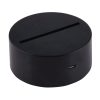 Diamond Ring Style 3D Touch Switch Control LED Light, 7 Color Discoloration Creative Visual Stereo Lamp Desk Lamp Night Light - Image 2