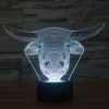 Cow Style 3D Touch Switch Control LED Light, 7 Colour Discoloration Creative Visual Stereo Lamp Desk Lamp Night Light - Image 13