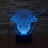 Cow Style 3D Touch Switch Control LED Light, 7 Colour Discoloration Creative Visual Stereo Lamp Desk Lamp Night Light - Image 9