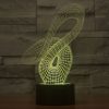 Abstract Style 3D Touch Switch Control LED Light, 7 Color Discoloration Creative Visual Stereo Lamp Desk Lamp Night Light - Image 10