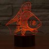 Goldfish Style 3D Touch Switch Control LED Light, 7 Color Discoloration Creative Visual Stereo Lamp Desk Lamp Night Light - Image 7