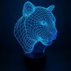 Leopard Style 3D Touch Switch Control LED Light, 7 Color Discoloration Creative Visual Stereo Lamp Desk Lamp Night Light - Image 11