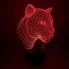 Leopard Style 3D Touch Switch Control LED Light, 7 Color Discoloration Creative Visual Stereo Lamp Desk Lamp Night Light - Image 7