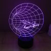 Time Machine Style 3D Touch Switch Control LED Light, 7 Color Discoloration Creative Visual Stereo Lamp Desk Lamp Night Light - Image 13