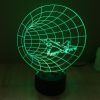 Time Machine Style 3D Touch Switch Control LED Light, 7 Color Discoloration Creative Visual Stereo Lamp Desk Lamp Night Light - Image 7