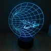 Time Machine Style 3D Touch Switch Control LED Light, 7 Color Discoloration Creative Visual Stereo Lamp Desk Lamp Night Light - Image 8